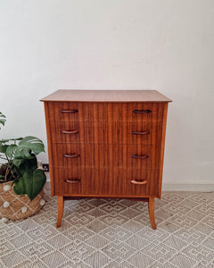 Mid Century Walnut Chest of Drawers