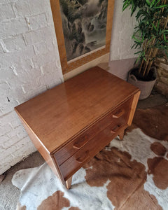 Mid Century G Plan Small Oak Chest of Drawers Brandon E Gomme