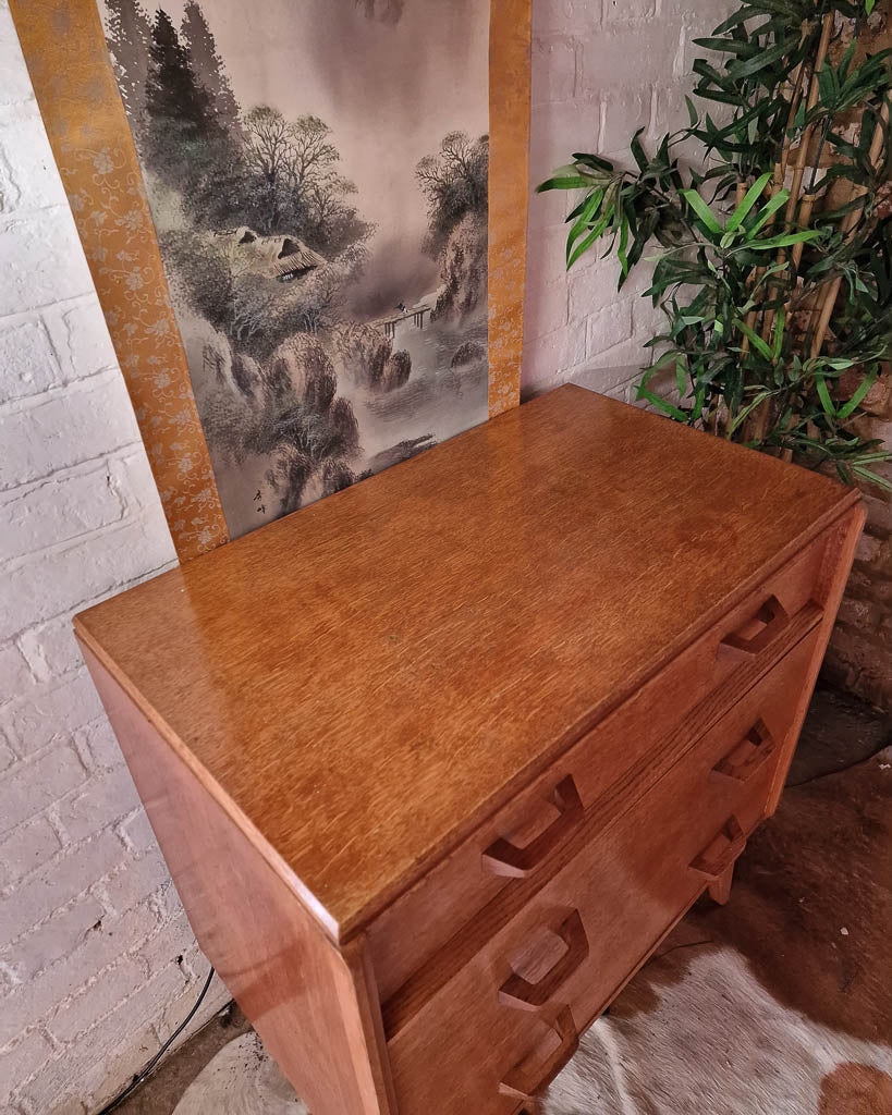 Mid Century G Plan Medium Oak Chest of Drawers