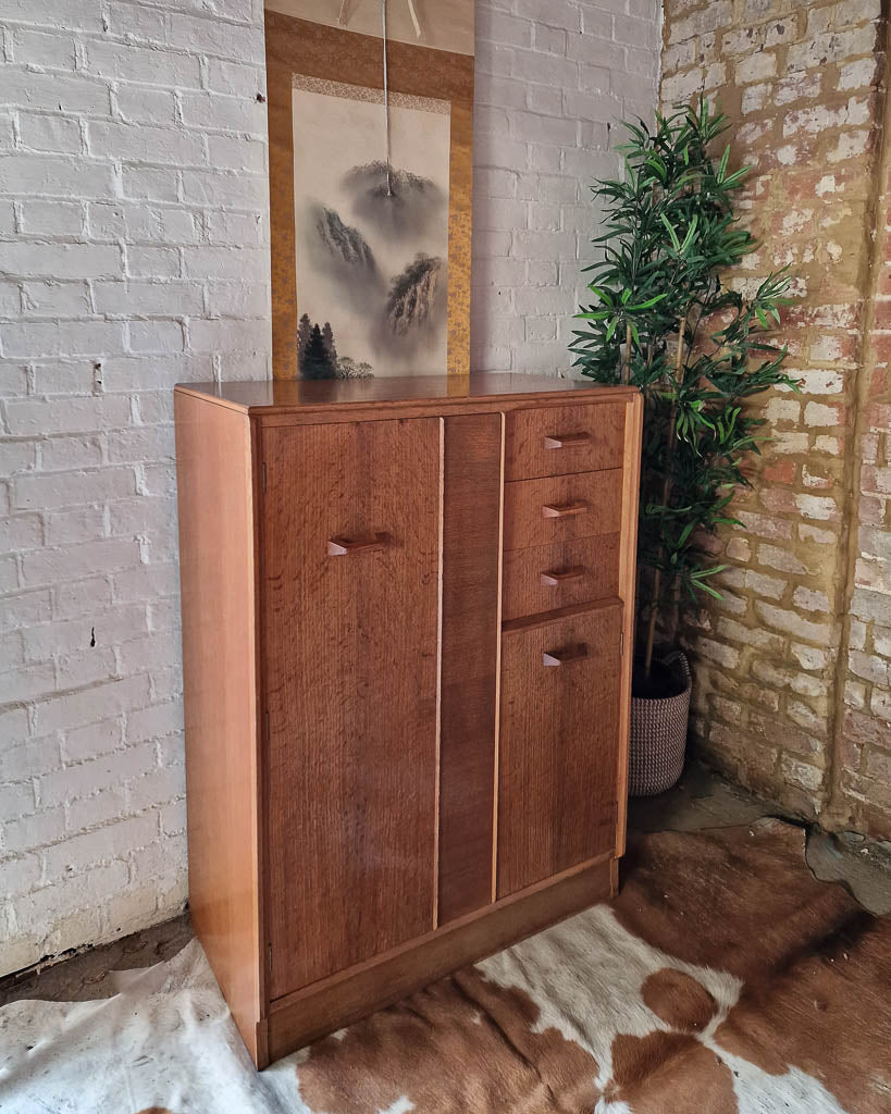 Mid Century G Plan Brandon Tallboy / Gentleman's Wardrobe