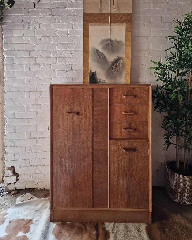 Mid Century G Plan Brandon Tallboy / Gentleman's Wardrobe