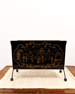 Vintage Chinoiserie Magazine Rack