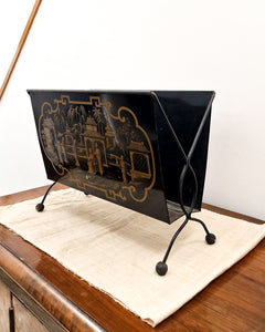 Vintage Chinoiserie Magazine Rack