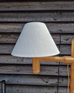 Mid Century Swedish Standard Floor Lamp inc. Shade Solbackens Svarveri