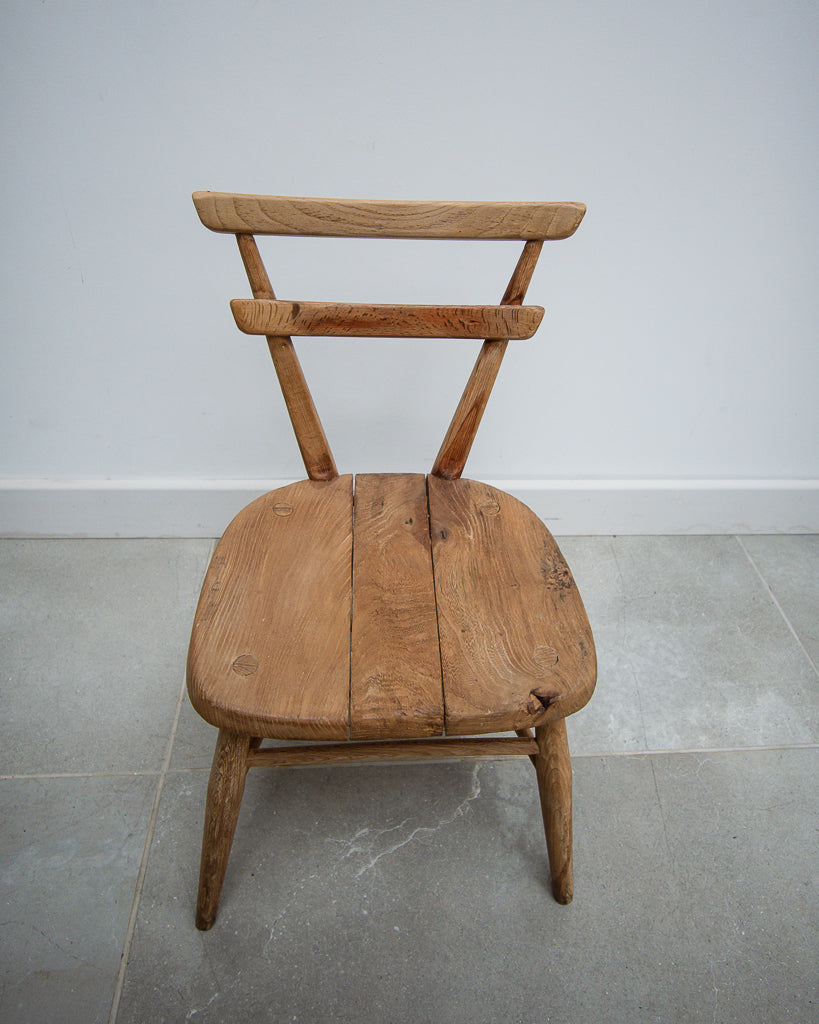 Vintage Double School Desk & Chairs