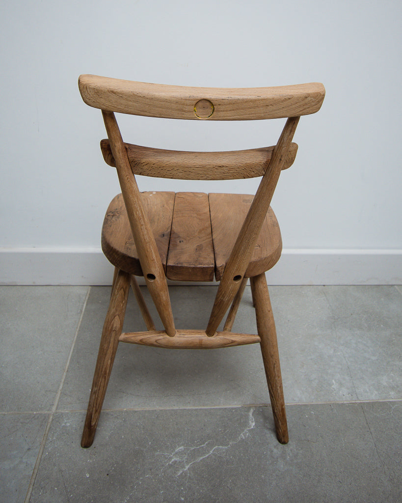 Vintage Double School Desk & Chairs