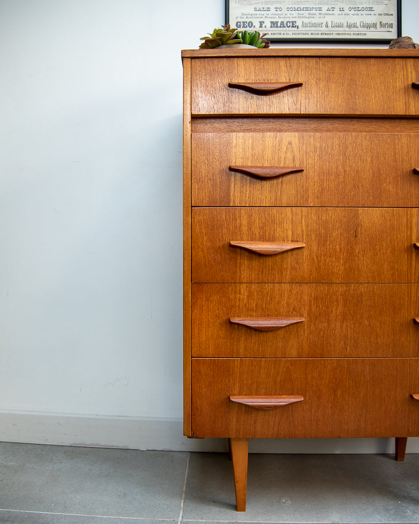 Mid Century Tallboy / Chest of Drawers